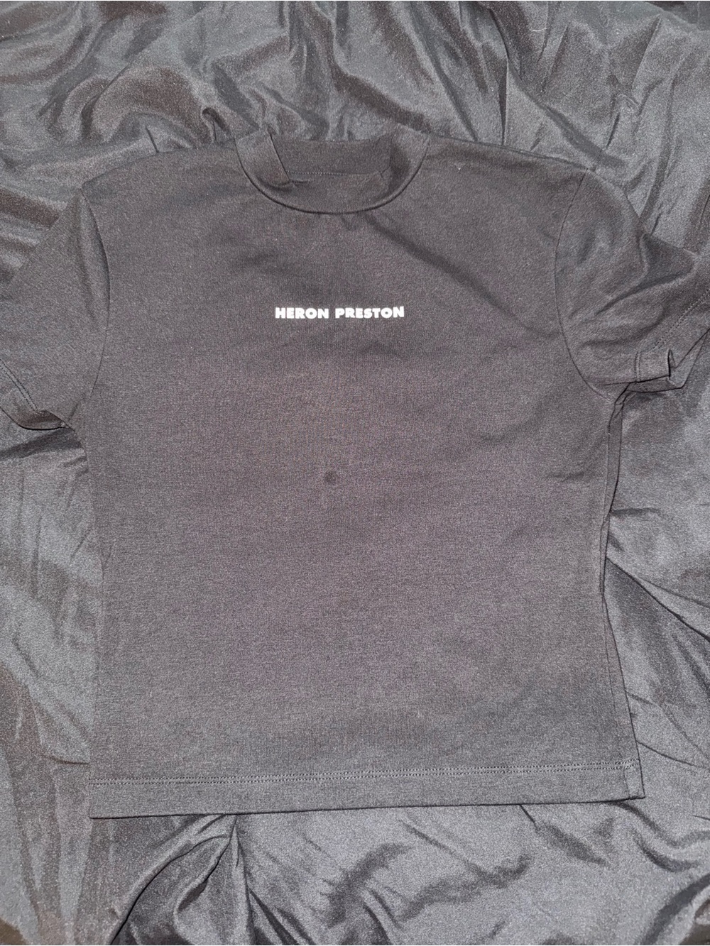 Heron Preston Black Tee